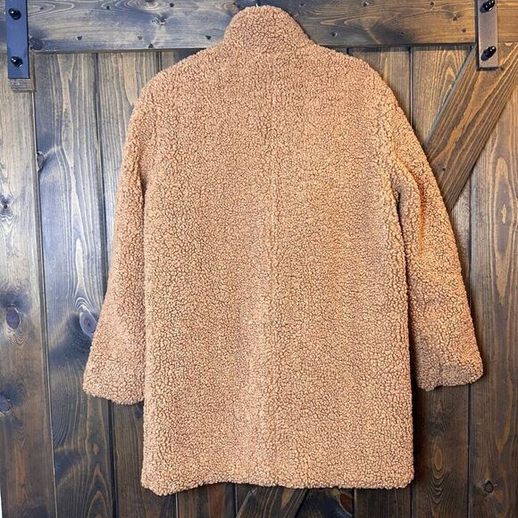 Banana Republic Brown Teddy Jacket Size S - Picture 4 of 6